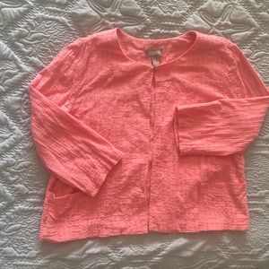 Chico’s Textured Spring Jacket Size 2